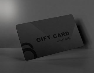 schwarze Geschenkkarte Gift Cards