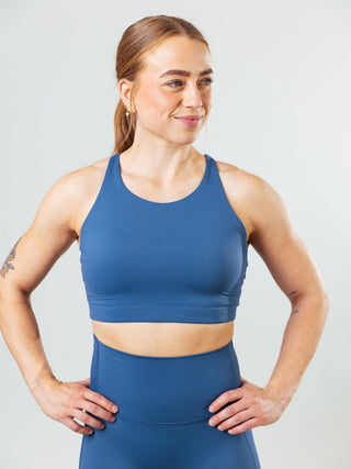 Race High Neck Bra