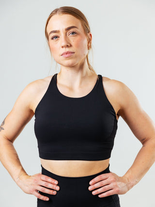 Race High Neck Bra